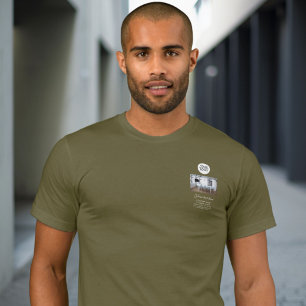 Voeg uw Logo toe met aangepaste tekst- en fotoprom T-shirt