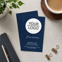 Voeg uw logo toe met aangepaste tekst Promotie Bla