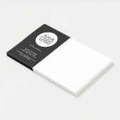 Voeg uw logo toe met aangepaste tekst Promotie Zwa Post-it® Notes (Schuin)