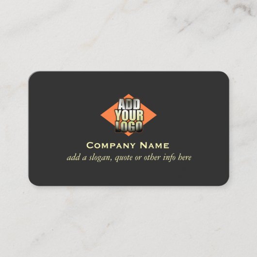 Voeg uw Logo toe om het even welk Visitekaartje va (Voorkant)