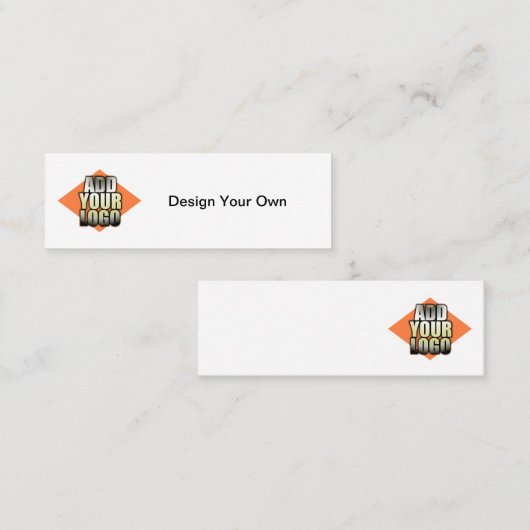 Voeg uw Logo toe om het even welk Visitekaartje va (Voorkant / Achterkant)