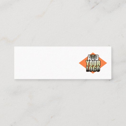 Voeg uw Logo toe om het even welk Visitekaartje va (Achterkant)