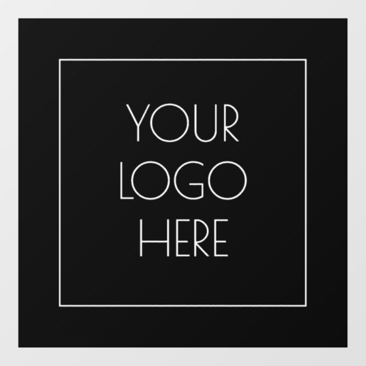 Voeg uw logo toe raamsticker (Vel)