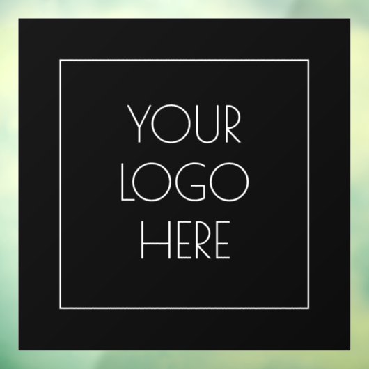 Voeg uw logo toe raamsticker (Vel 3)