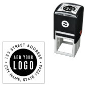 Voeg uw logo toe Retouradres Zelfinktende Stempel (In situ)