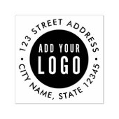 Voeg uw logo toe Retouradres Zelfinktende Stempel (Design)