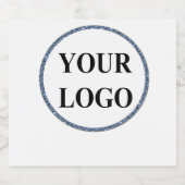 VOEG UW LOGO TOE  SPARKLING WIJNETIKET (Enkel label)