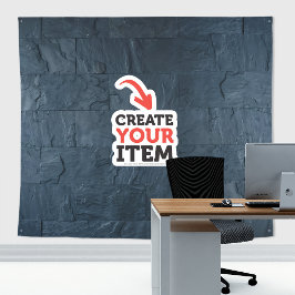 Voeg uw logo toe Stone Slates Zoom Achtergrond Bla Wandkleed