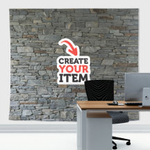 Voeg uw logo toe Stone Slates Zoom Achtergrond Cor