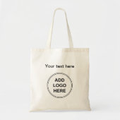 Voeg uw Logo toe Tote Bag (Voorkant)