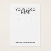 Voeg uw Logo toe - witte verkenningskaart Visitekaartje (Voorkant)