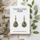 Voeg uw Logo toe - witte verkenningskaart Visitekaartje