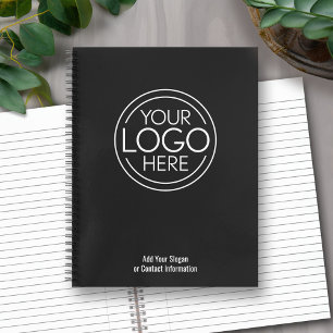 Voeg uw logo toe Zakelijk Mordern Minimalistisch Notitieboek
