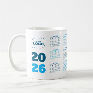 Voeg uw logo toe Zakelijke 2026 Agenda Mok