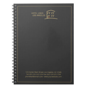 Voeg uw logo toe Zakelijke notitieboek