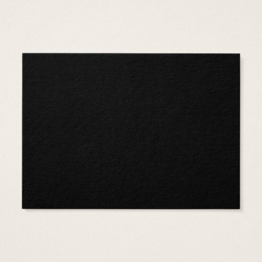 Voeg uw Logo toe - zwarte oorkaartje Visitekaartje (Achterkant)