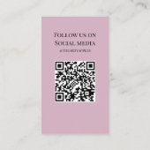 VOEG UW LOGO tumbler CARE vinyl business rainbow T Visitekaartje (Achterkant)