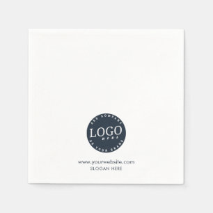Voeg Uw Logo van de BedrijfsWebsite Slogan toe Servet