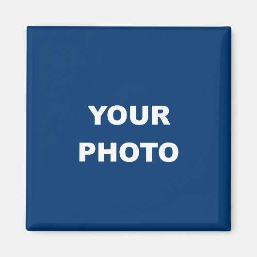 Voeg uw Logo van het Afbeelding van de Foto van he Magneet (Voorkant)