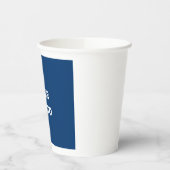 Voeg uw Logo van het Afbeelding van de Foto van he Papieren Bekers (Links)