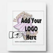 Voeg Uw LOGO van het Bedrijf als cliënt of werknem Fotoplaat (Voorkant)