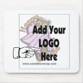 Voeg Uw LOGO van het Bedrijf als cliënt of werknem Muismat (Voorkant)