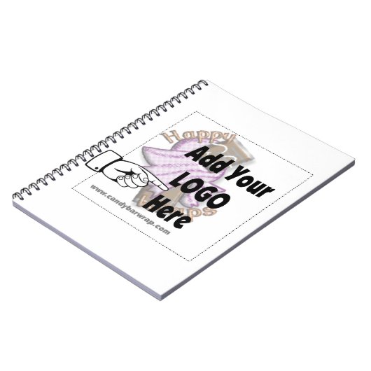 Voeg Uw LOGO van het Bedrijf als cliënt of werknem Notitieboek (Linkerzijde)