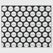 Voeg Uw Logo van het Bedrijfs van de Douane toe He Cadeaupapier (Vlak)