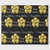 Voeg Uw Logo verjaardag van de Bedrijf toe Cadeaupapier (Vlak)