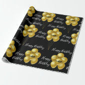 Voeg Uw Logo verjaardag van de Bedrijf toe Cadeaupapier (Uitgerold)