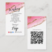 VOEG UW LOGO wasinstructies ZORGKAARTEN TOE Visitekaartje (Voorkant / Achterkant)