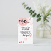 VOEG UW LOGO-ZORGKAARTEN TOE VISITEKAARTJE (Staand voorkant)