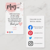 VOEG UW LOGO-ZORGKAARTEN TOE VISITEKAARTJE (Voorkant / Achterkant)