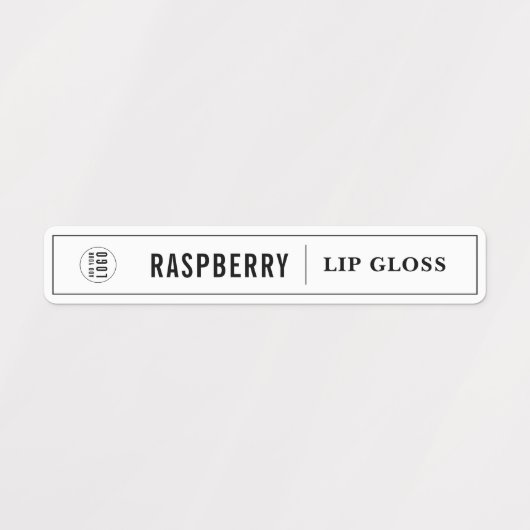 Voeg uw Logo zwart-grens en lijnproduct toe Labels (Design 1)