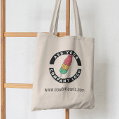 Voeg uw medewerker van het Adres van de Website va Tote Bag