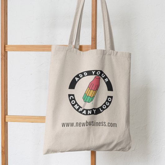 Voeg uw medewerker van het Adres van de Website va Tote Bag