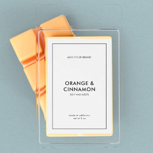 Voeg uw merk en minimalistisch modern productlabel wijn etiket