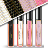 Voeg uw merk Gold Border Product Labels toe