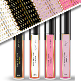 Voeg uw merk Gold Border Product Labels toe