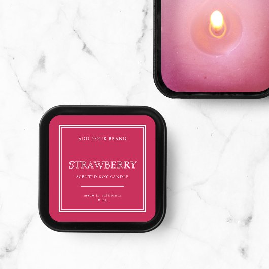 Voeg uw merk Klassieke Eigen Colour Product Label 