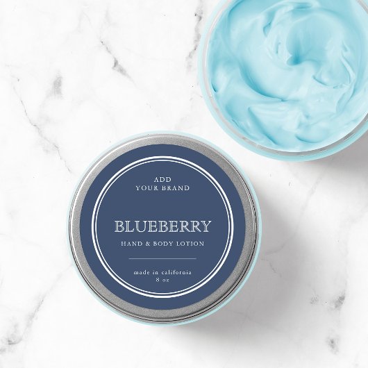 Voeg uw merk Klassieke Eigen Colour Product Label 