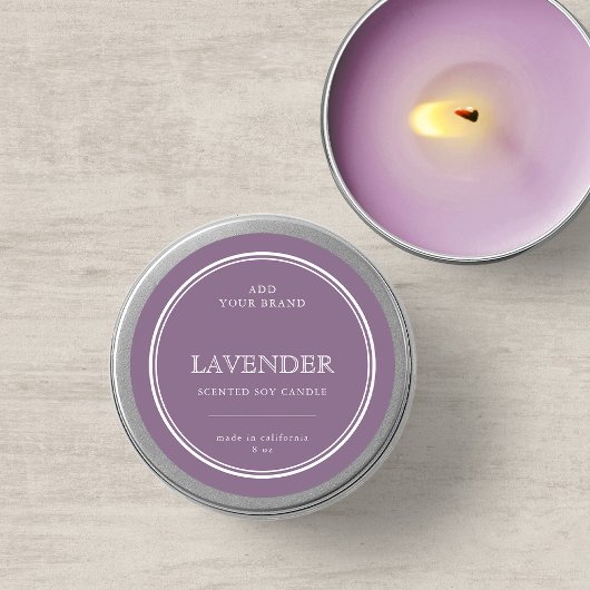 Voeg uw merk Klassieke Eigen Colour Product Label 