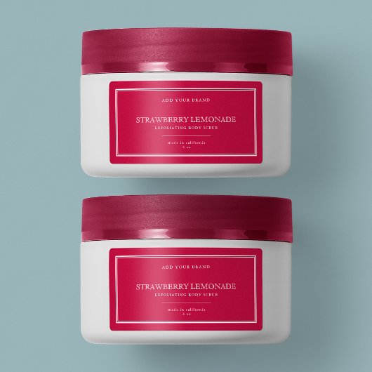 Voeg uw merk Klassieke Eigen Colour Product Label 