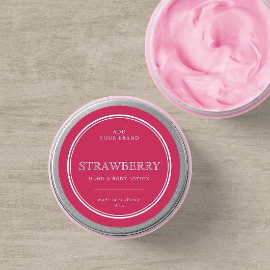 Voeg uw merk Klassieke Eigen Colour Product Label 