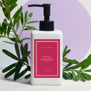 Voeg uw merk Klassieke Eigen kleurenetiket toe Wijn Etiket