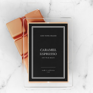 Voeg uw merk Klassieke Eigen kleurenetiket toe Wijn Etiket