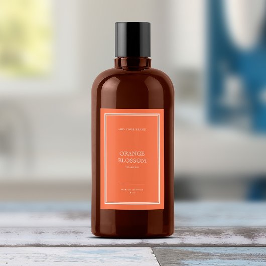 Voeg uw merk Klassieke Eigen kleurenetiket toe Wijn Etiket