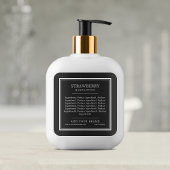 Voeg uw merk Klassieke Ingrediënten van de Kleuren Vierkante Sticker