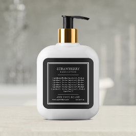 Voeg uw merk Klassieke Ingrediënten van de Kleuren Vierkante Sticker