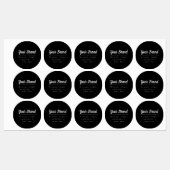 Voeg Uw Merk of andere tekst toe Labels (Vel)